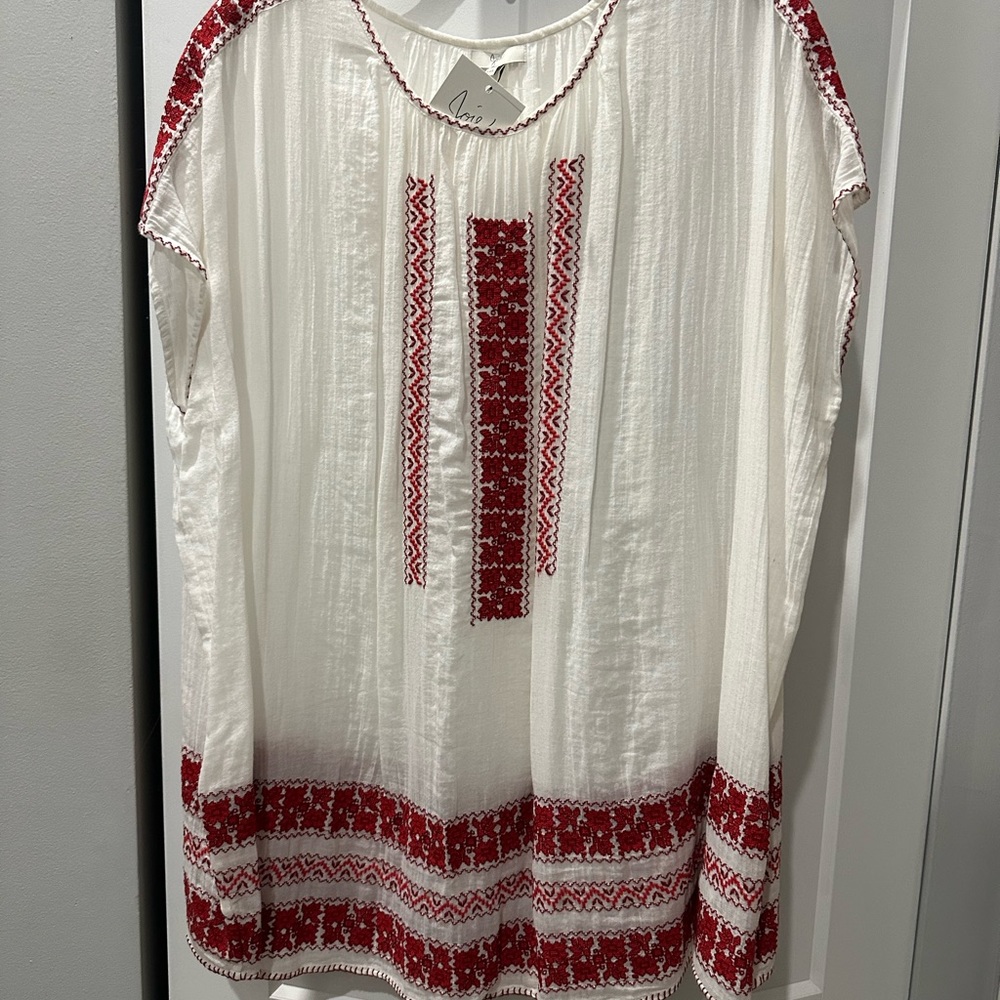 Joie embroidered detail dress